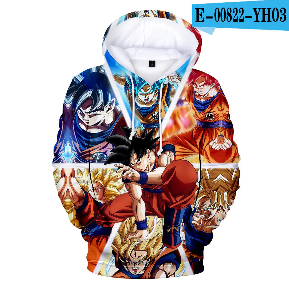 Dragon Ball Z – Super Saiyan Blue Goku Galaxy Hoodie