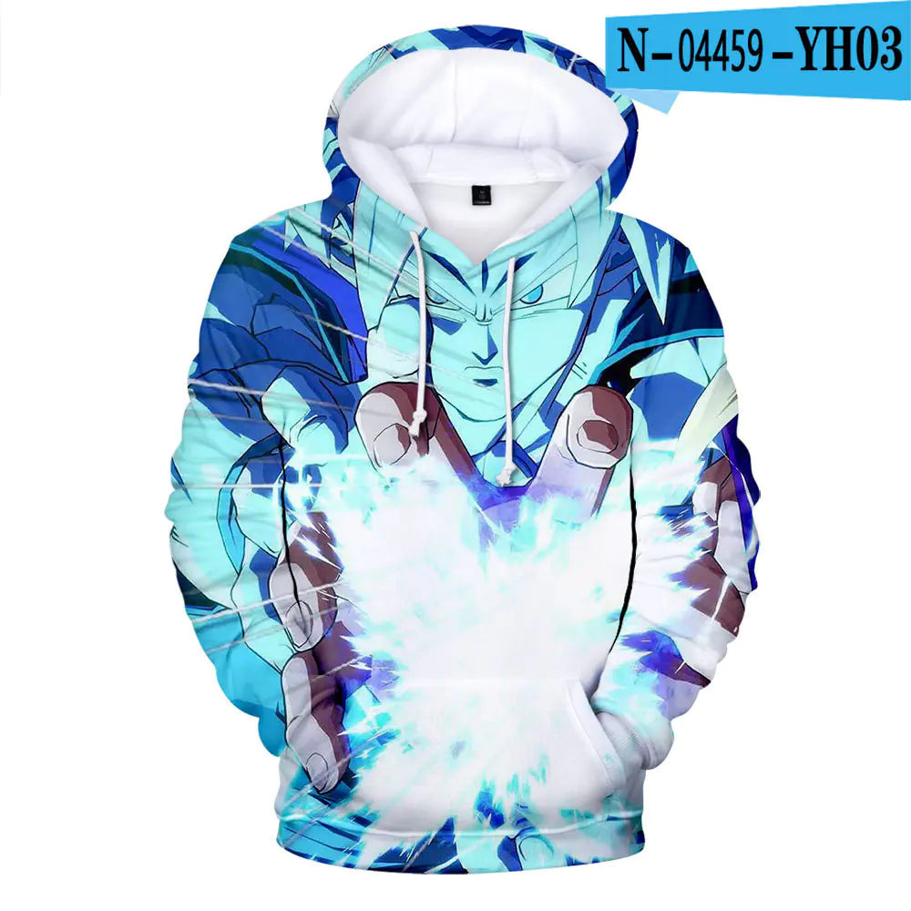 Dragon Ball Z – Super Saiyan Blue Goku Galaxy Hoodie