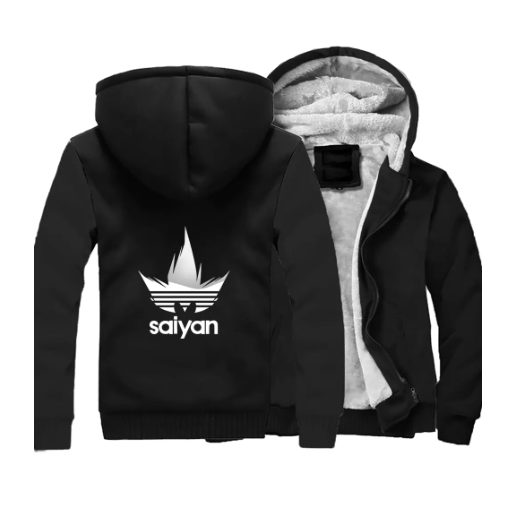 Saiyan Spirit Fleece Hoodie – Dragon Ball Inspired Jacket
