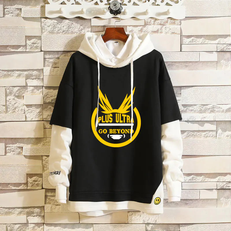 My Hero Academia Hoodie – Bakugou & Deku Two-Tone Anime Sweatshirt