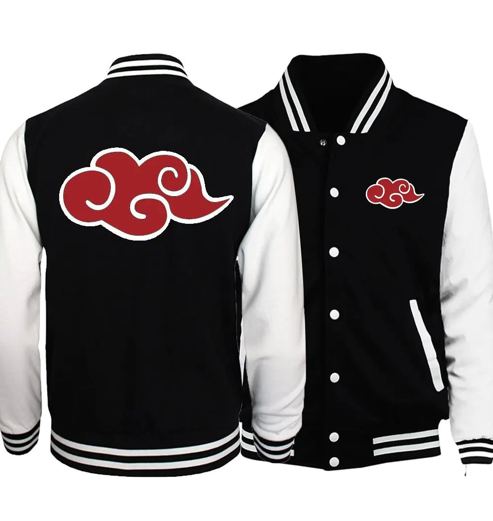 Naruto Unisex Varsity Jacket – Konoha Symbol Baseball Style
