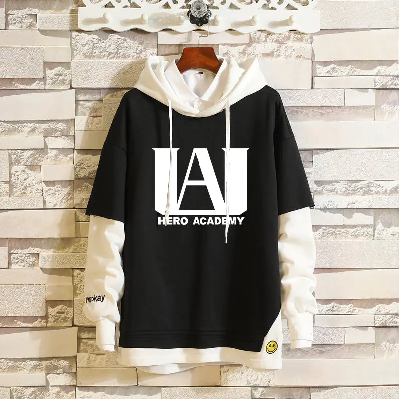 My Hero Academia Hoodie – Bakugou & Deku Two-Tone Anime Sweatshirt