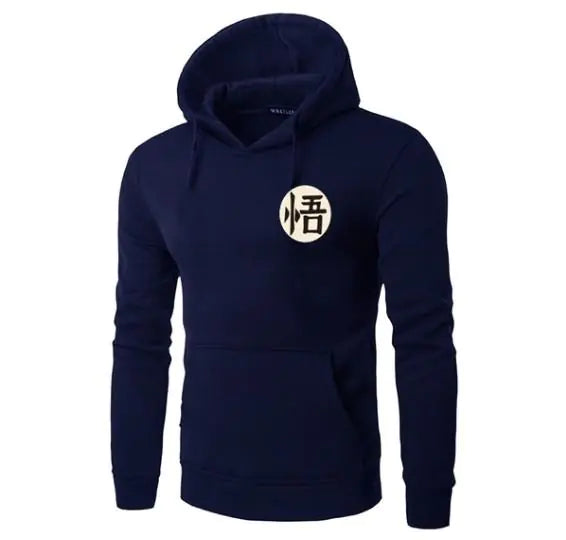 Dragon Ball Kanji Symbol Fleece Hoodie – Unisex Anime Streetwear