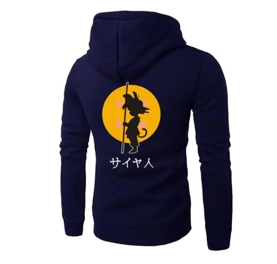 Dragon Ball Kanji Symbol Fleece Hoodie – Unisex Anime Streetwear