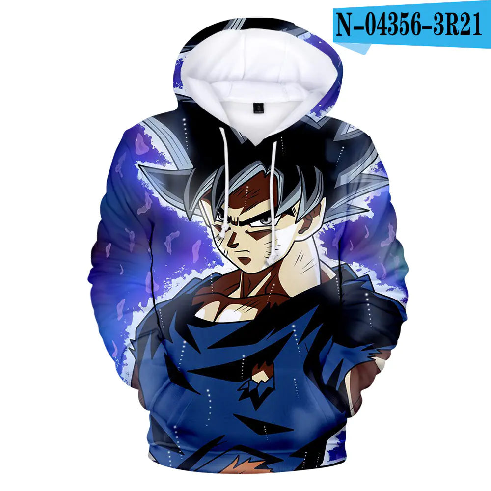 Dragon Ball Z – Super Saiyan Blue Goku Galaxy Hoodie