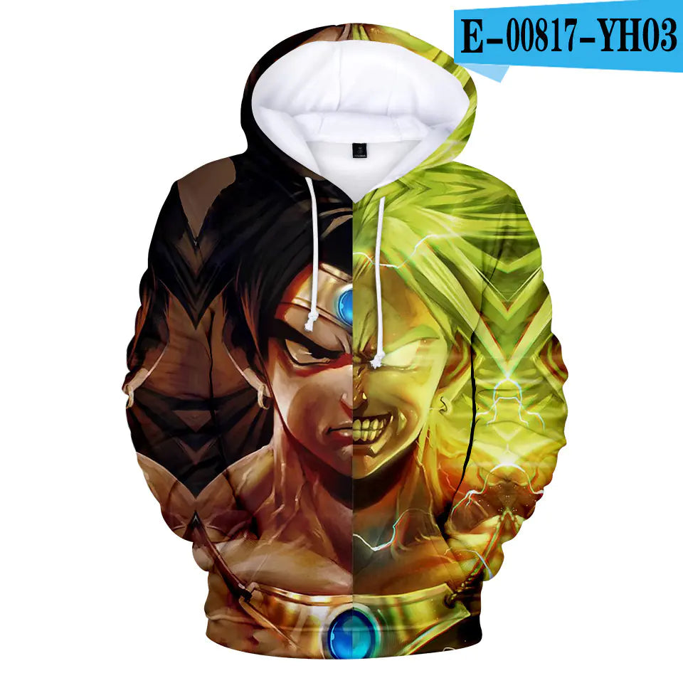 Dragon Ball Z – Super Saiyan Blue Goku Galaxy Hoodie