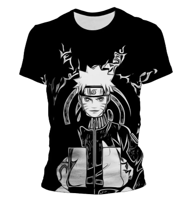 Naruto Uzumaki 3D Print Tee – Summer Edition