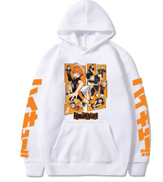 nime Hoodie – Haikyuu!! Volleyball Team Design (Unisex)