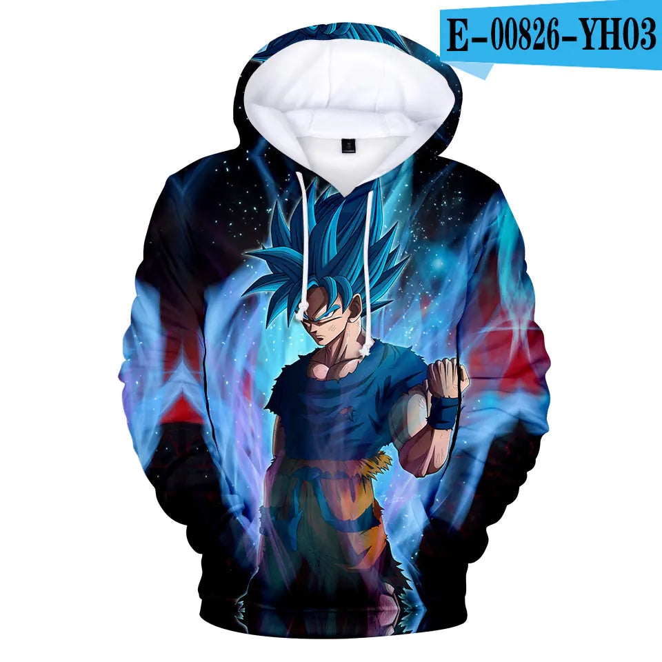 Dragon Ball Z – Super Saiyan Blue Goku Galaxy Hoodie