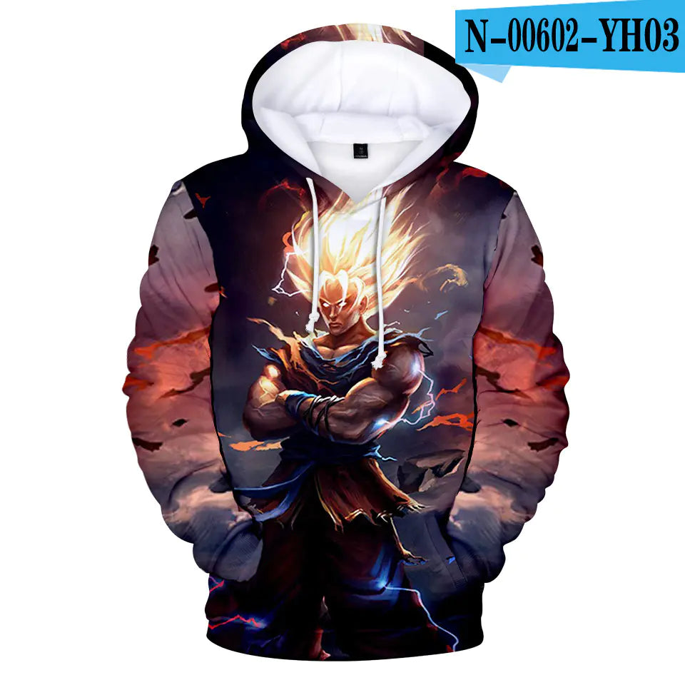 Dragon Ball Z – Super Saiyan Blue Goku Galaxy Hoodie