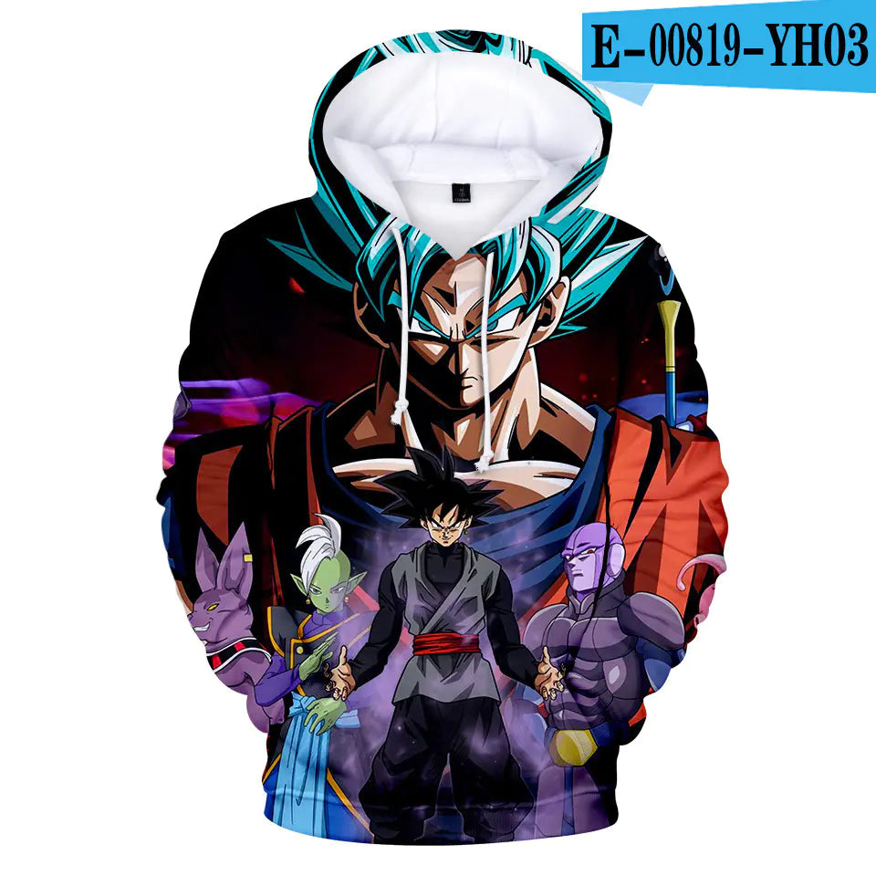 Dragon Ball Z – Super Saiyan Blue Goku Galaxy Hoodie