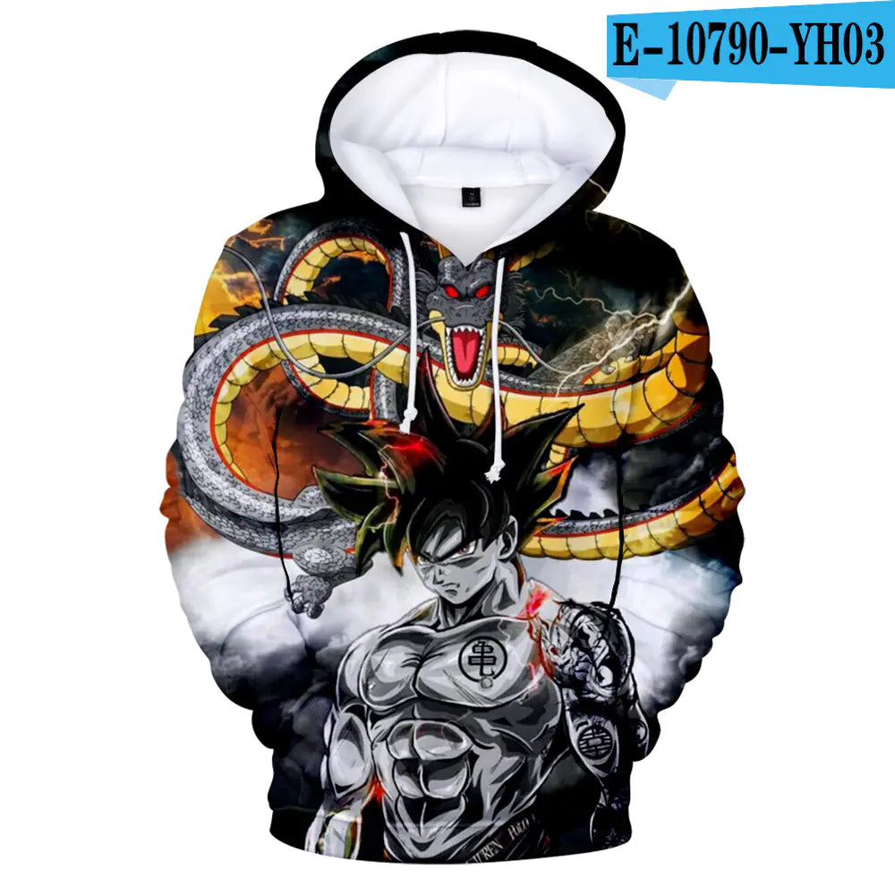Dragon Ball Z – Super Saiyan Blue Goku Galaxy Hoodie