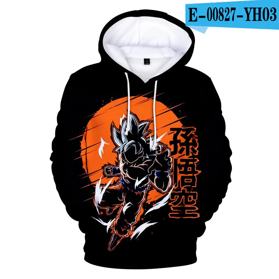 Dragon Ball Z – Super Saiyan Blue Goku Galaxy Hoodie