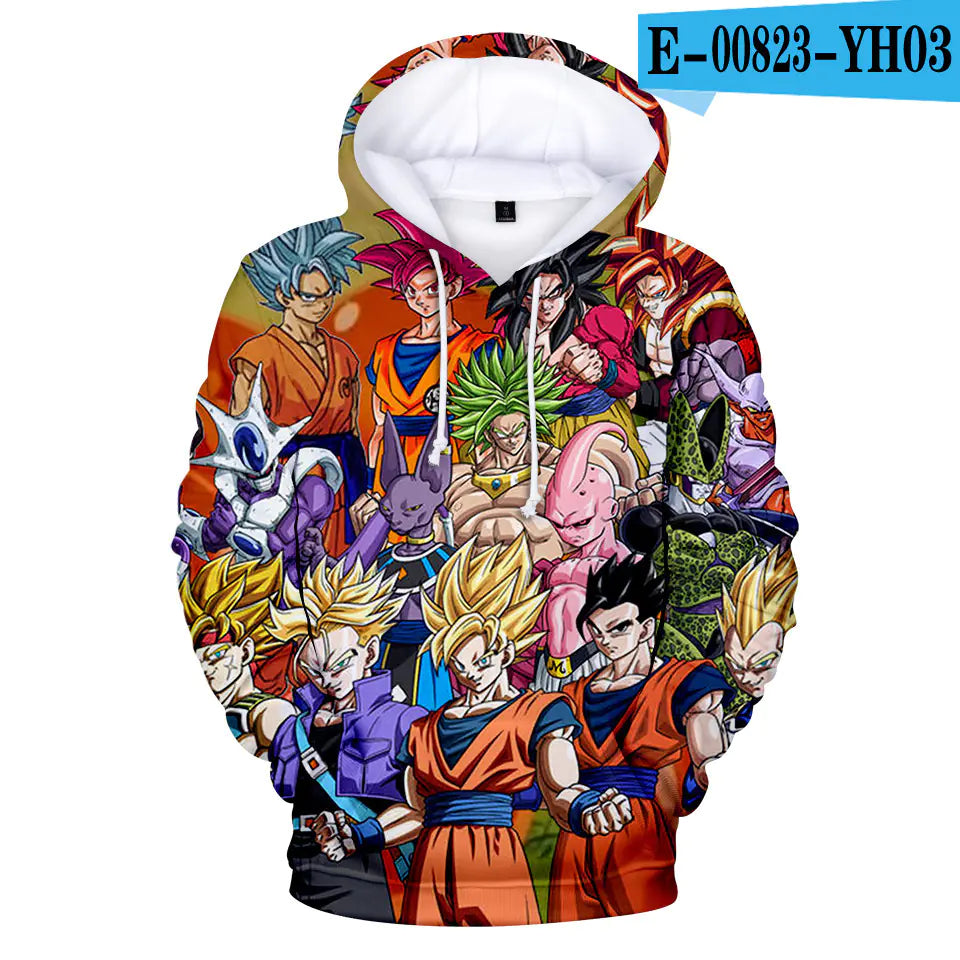Dragon Ball Z – Super Saiyan Blue Goku Galaxy Hoodie